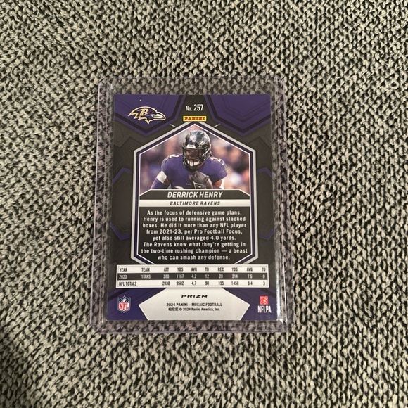 Ravens Derrick Henry Insert - Picture 2 of 2